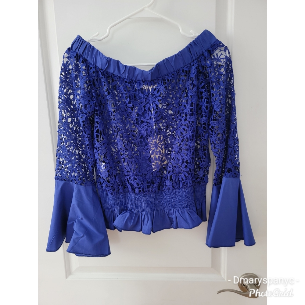 Cheeky Lance Top blue Small